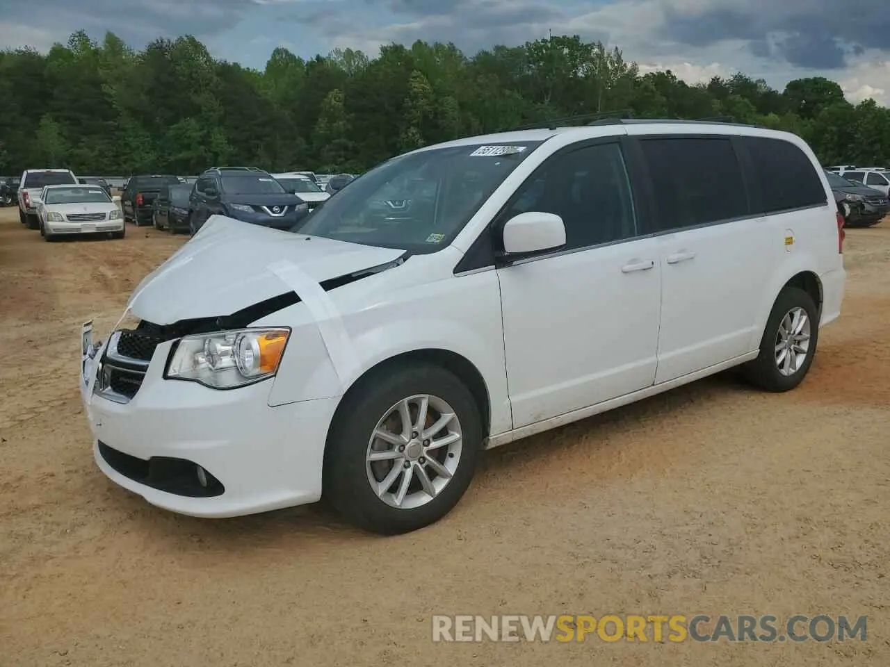 1 Photograph of a damaged car 2C4RDGCG8LR215150 DODGE CARAVAN 2020