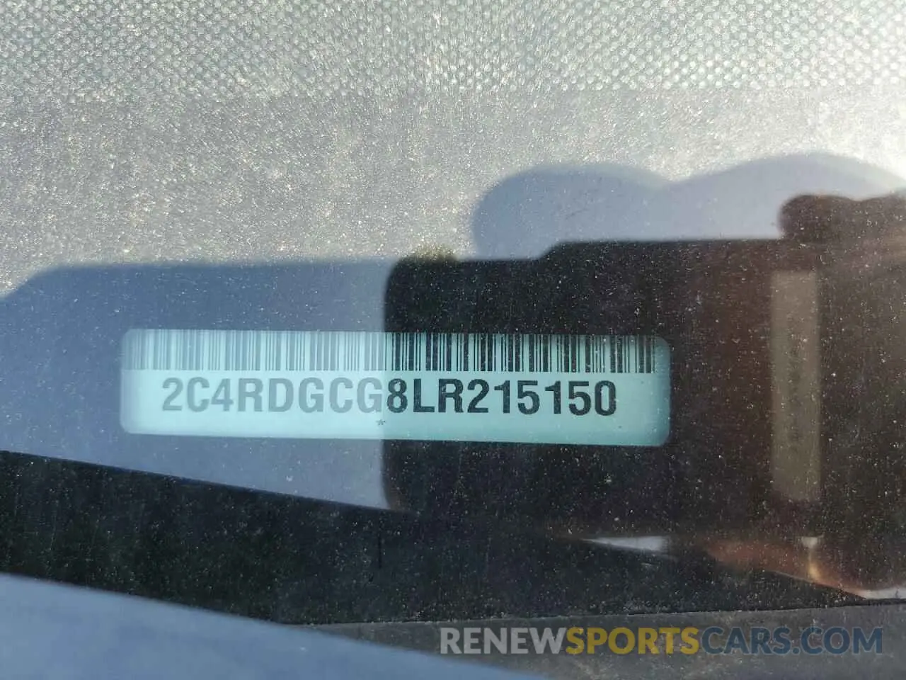 13 Photograph of a damaged car 2C4RDGCG8LR215150 DODGE CARAVAN 2020