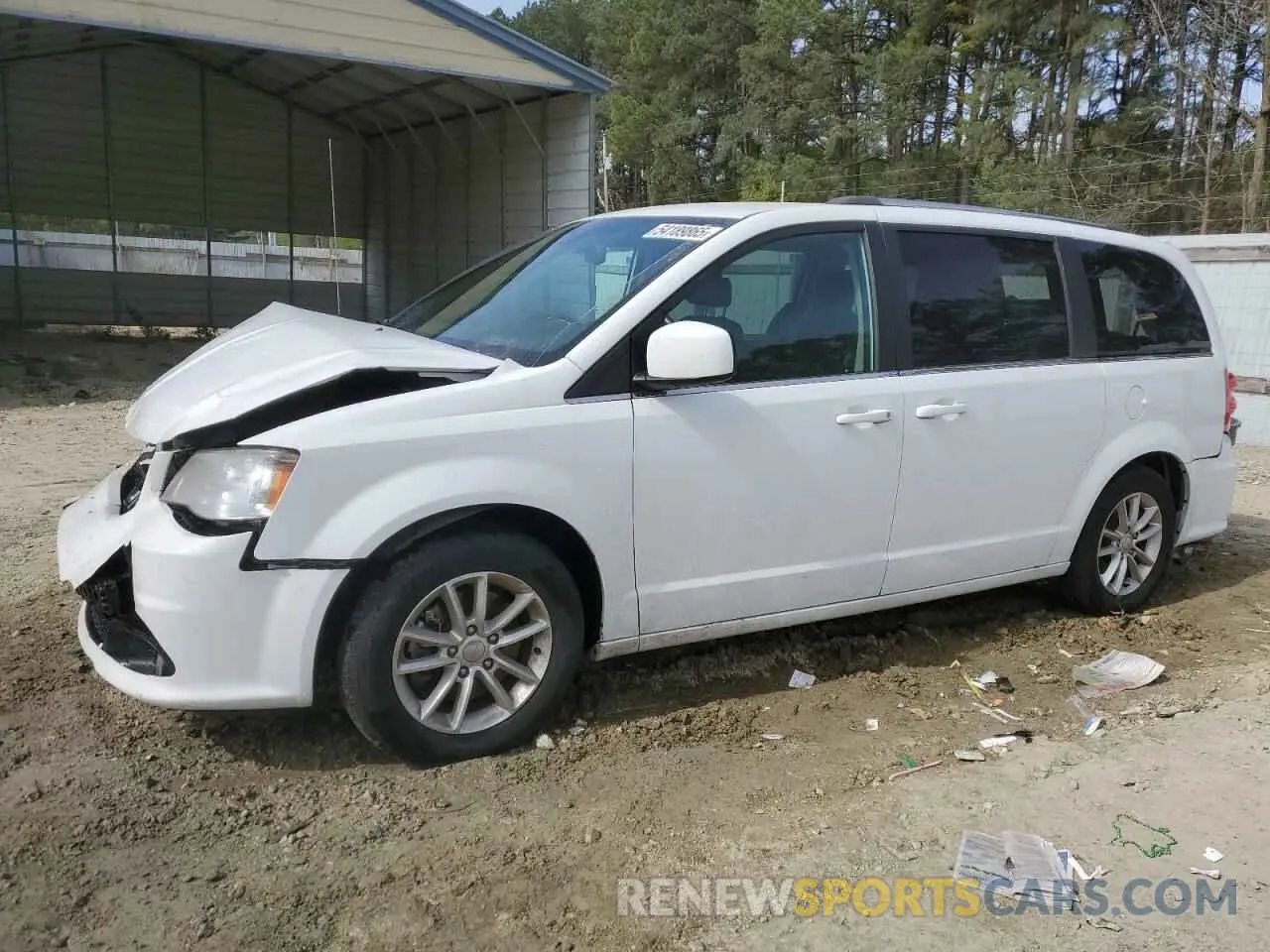 1 Photograph of a damaged car 2C4RDGCGXLR183608 DODGE CARAVAN 2020