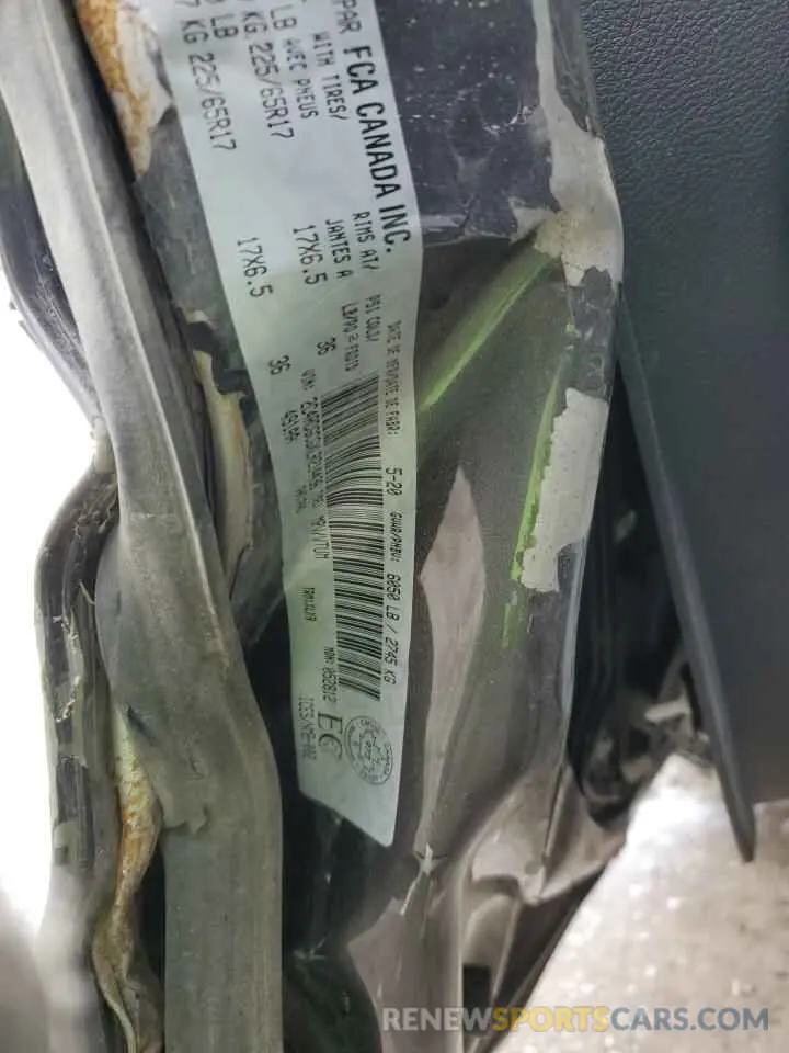 13 Photograph of a damaged car 2C4RDGCGXLR214436 DODGE CARAVAN 2020