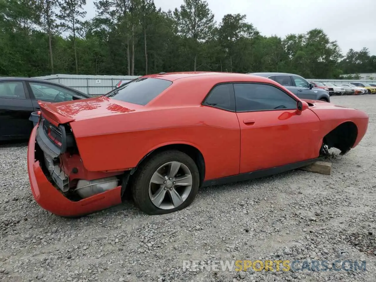 3 Photograph of a damaged car 2C3CDZAG0KH570715 DODGE CHALLENGER 2019