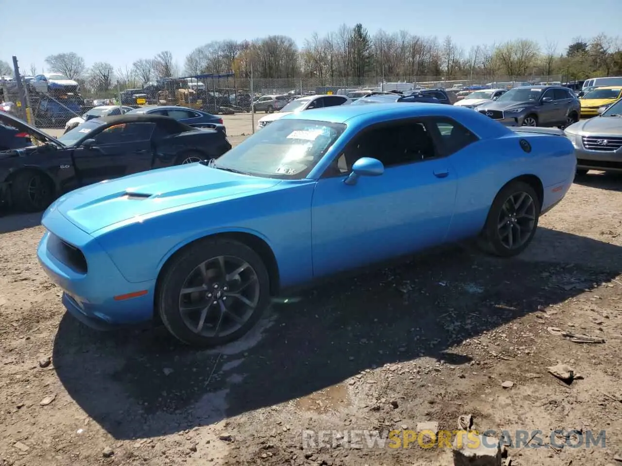 1 Photograph of a damaged car 2C3CDZAG0KH574358 DODGE CHALLENGER 2019