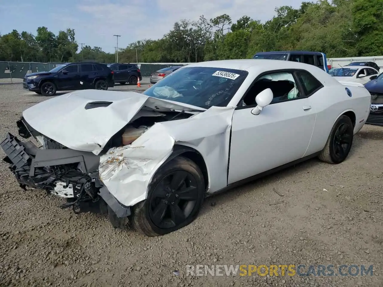 1 Photograph of a damaged car 2C3CDZAG0KH751765 DODGE CHALLENGER 2019