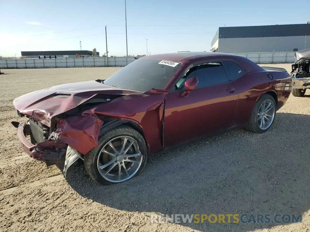 1 Photograph of a damaged car 2C3CDZAG1KH640044 DODGE CHALLENGER 2019