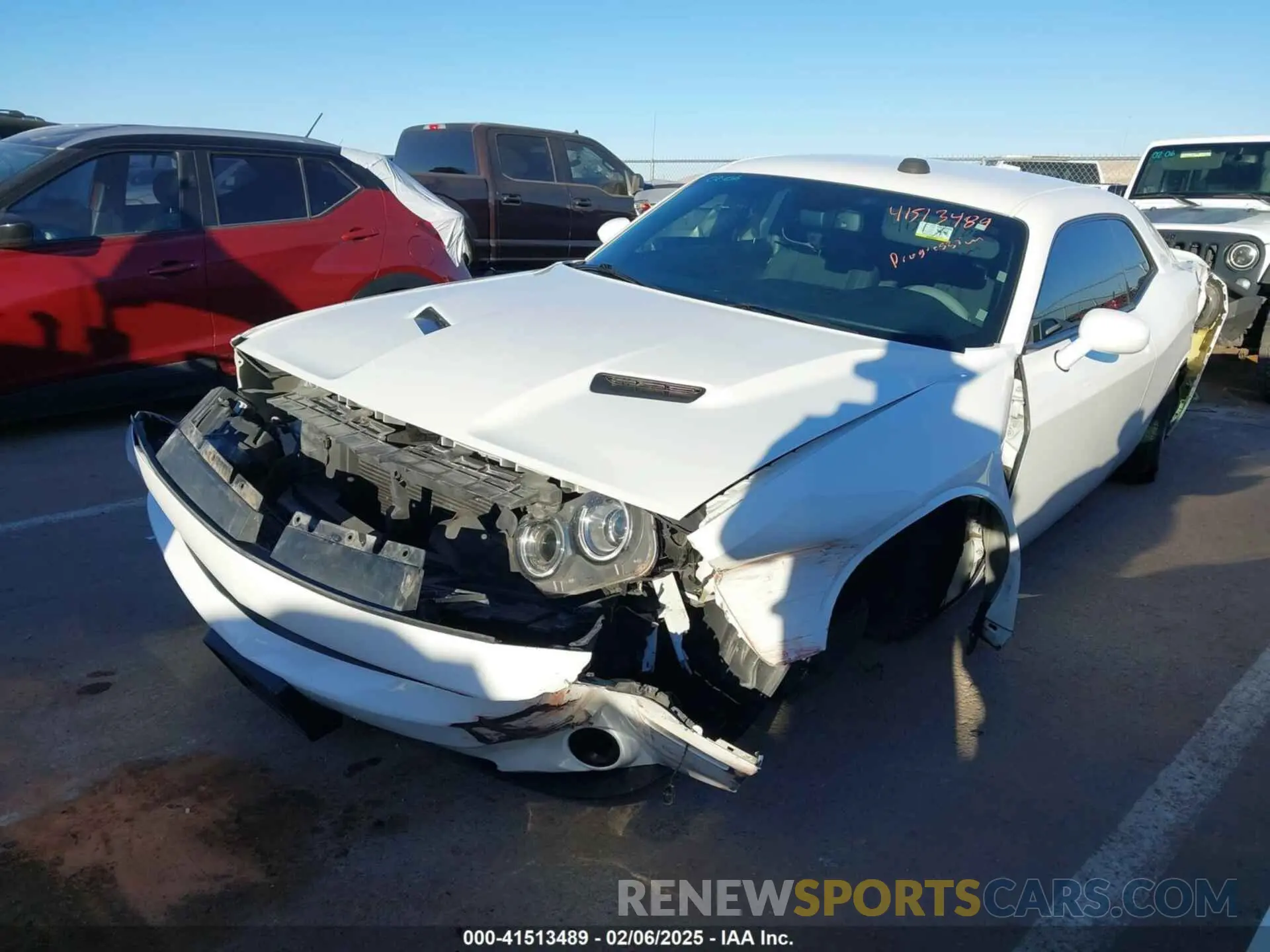 2 Photograph of a damaged car 2C3CDZAG2KH561708 DODGE CHALLENGER 2019