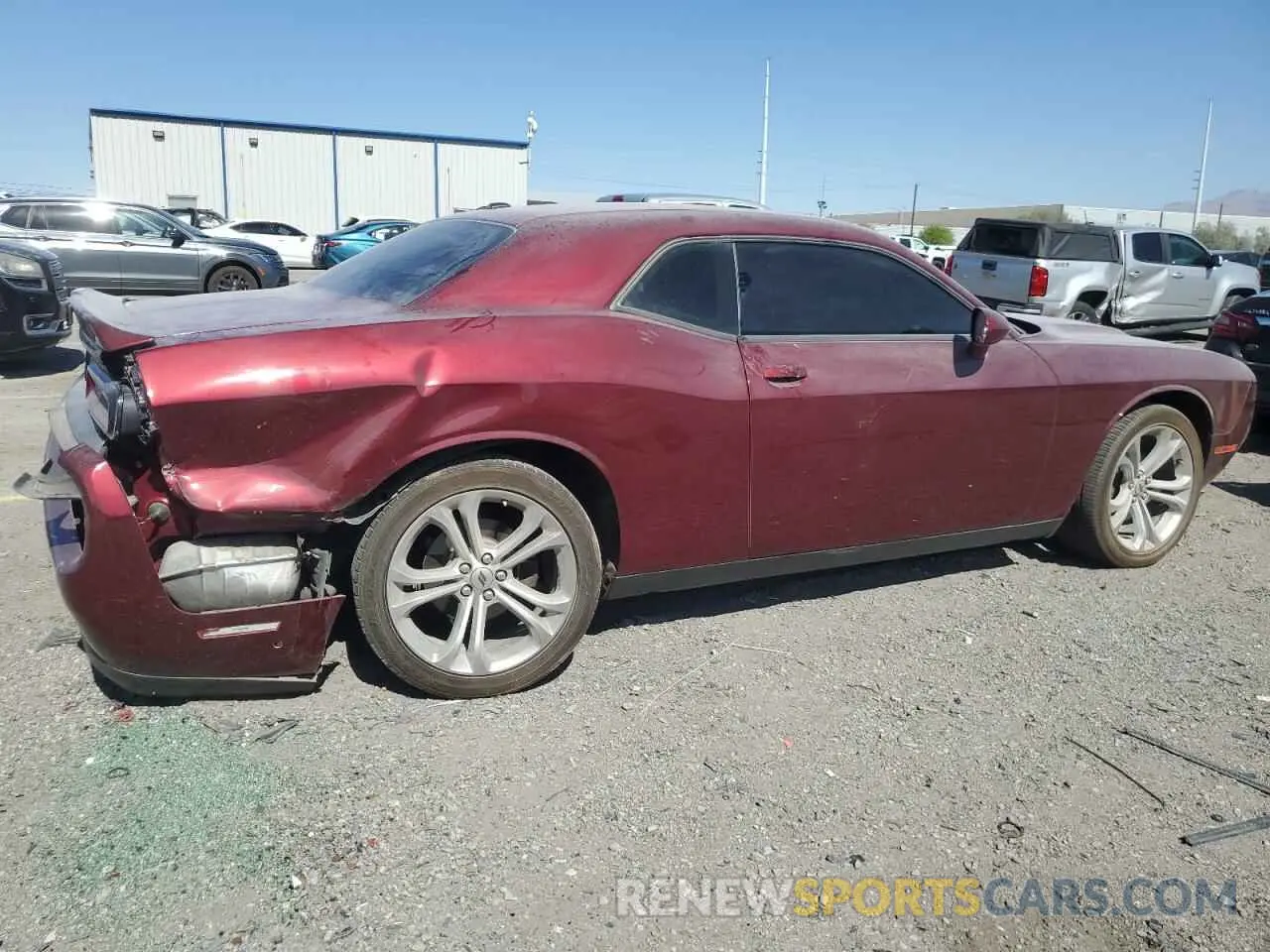 3 Photograph of a damaged car 2C3CDZAG2KH701238 DODGE CHALLENGER 2019