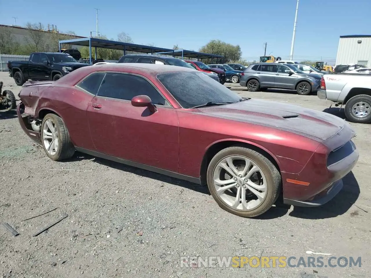 4 Photograph of a damaged car 2C3CDZAG2KH701238 DODGE CHALLENGER 2019