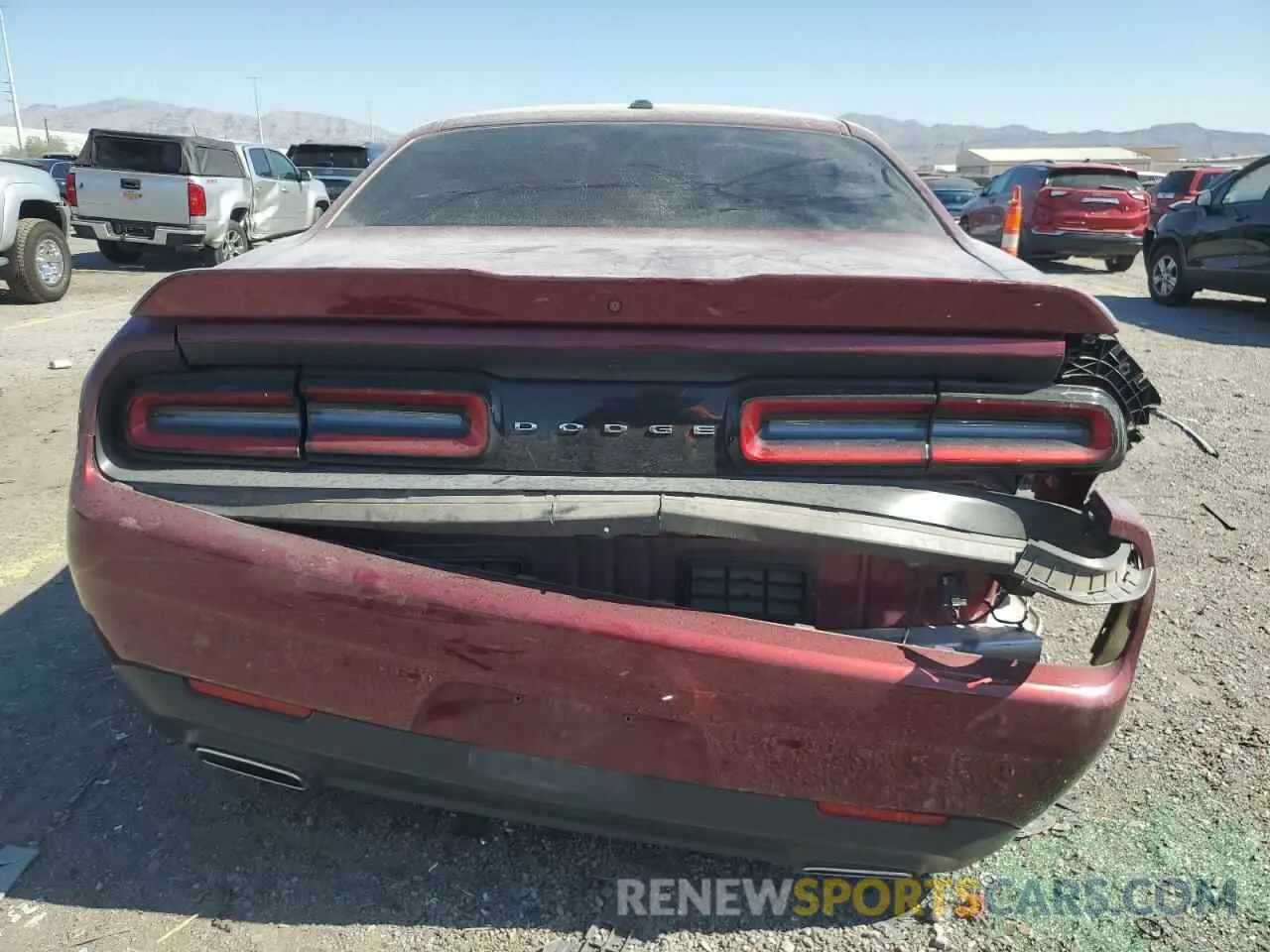 6 Photograph of a damaged car 2C3CDZAG2KH701238 DODGE CHALLENGER 2019