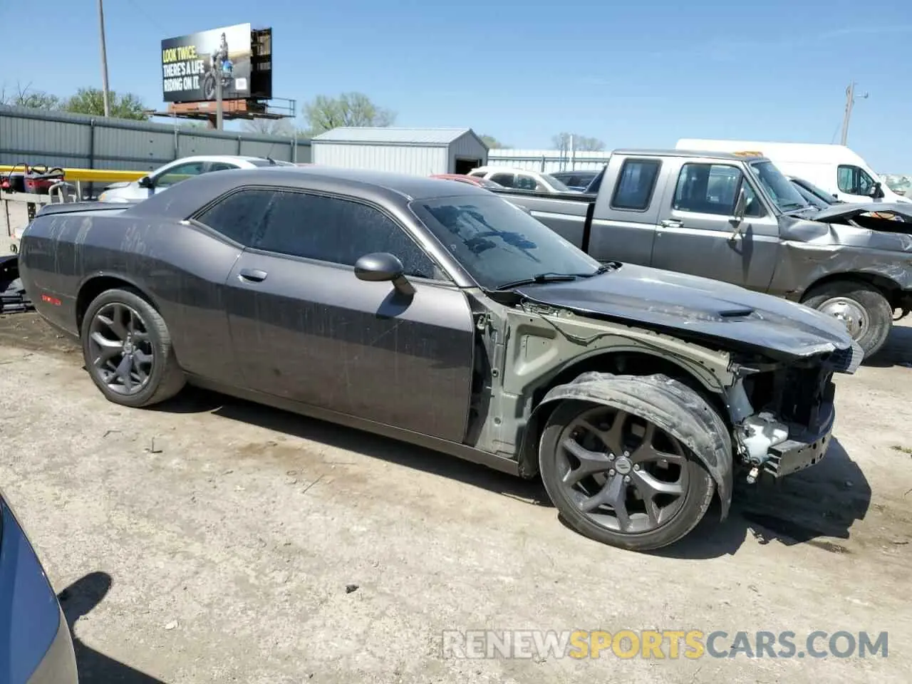 4 Photograph of a damaged car 2C3CDZAG4KH586996 DODGE CHALLENGER 2019