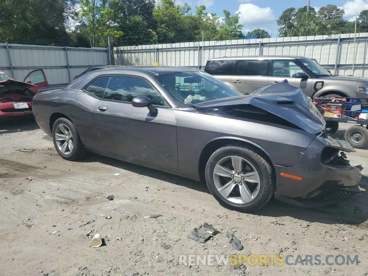 4 Photograph of a damaged car 2C3CDZAG6KH701775 DODGE CHALLENGER 2019