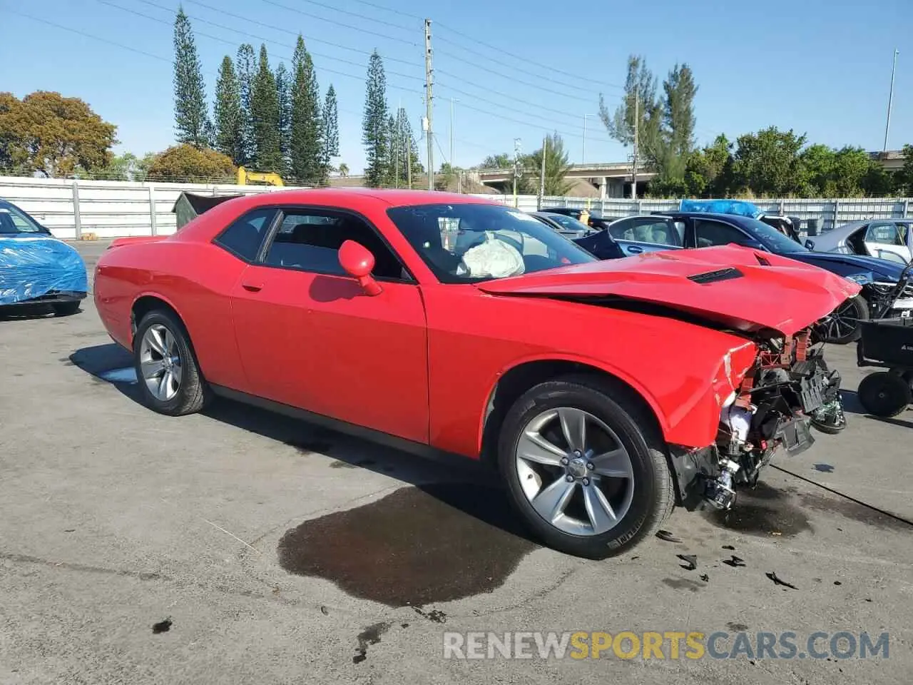 4 Фотография поврежденного автомобиля 2C3CDZAG6KH748031 DODGE CHALLENGER 2019