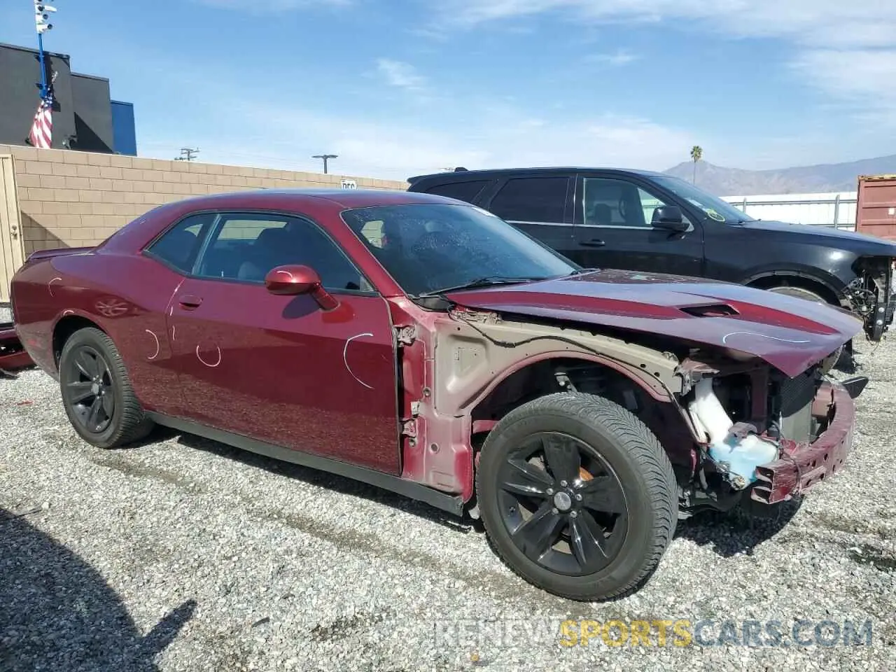4 Photograph of a damaged car 2C3CDZAG7KH560649 DODGE CHALLENGER 2019