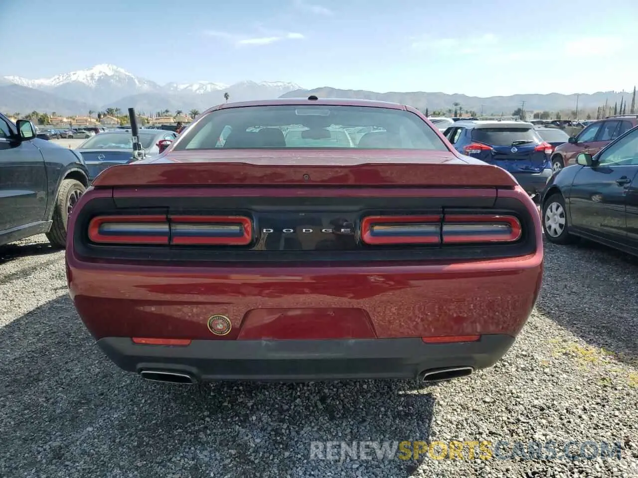 6 Photograph of a damaged car 2C3CDZAG7KH560649 DODGE CHALLENGER 2019