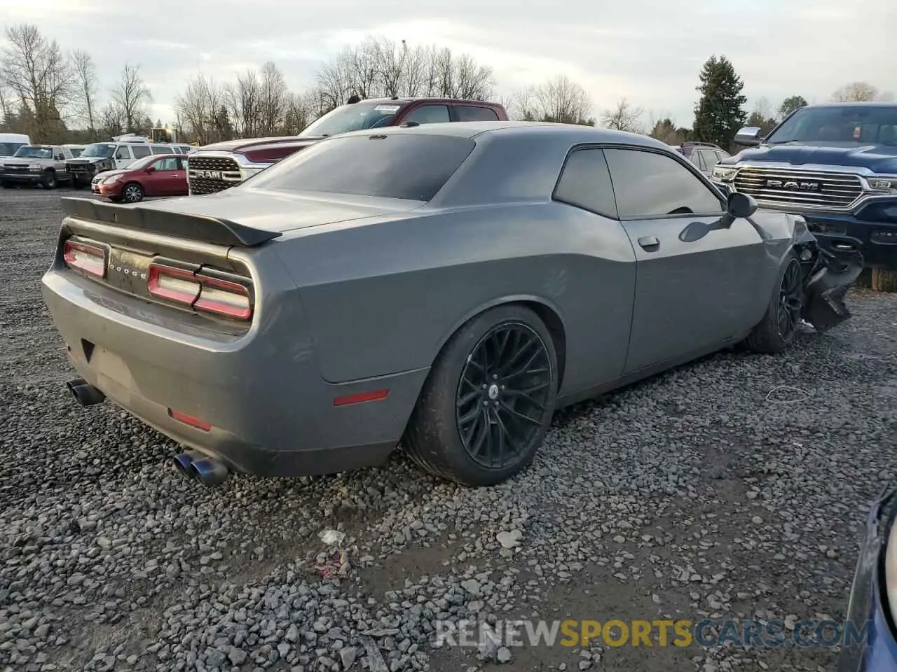 3 Photograph of a damaged car 2C3CDZAG7KH574793 DODGE CHALLENGER 2019