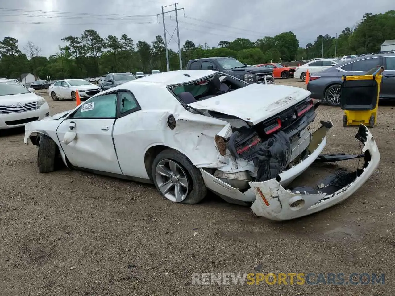 2 Photograph of a damaged car 2C3CDZAG8KH714592 DODGE CHALLENGER 2019
