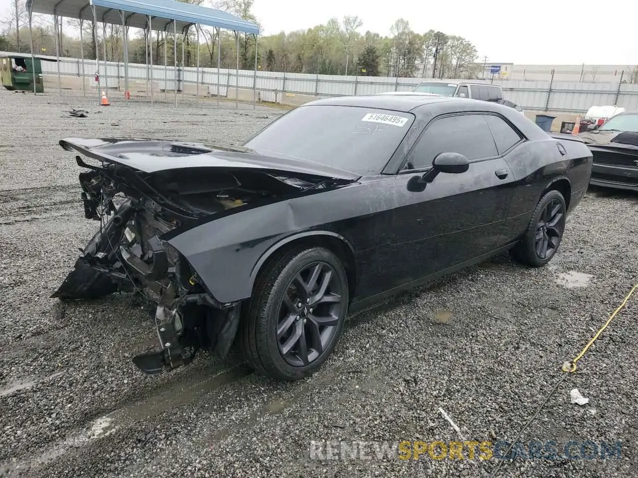1 Photograph of a damaged car 2C3CDZAG9KH574343 DODGE CHALLENGER 2019