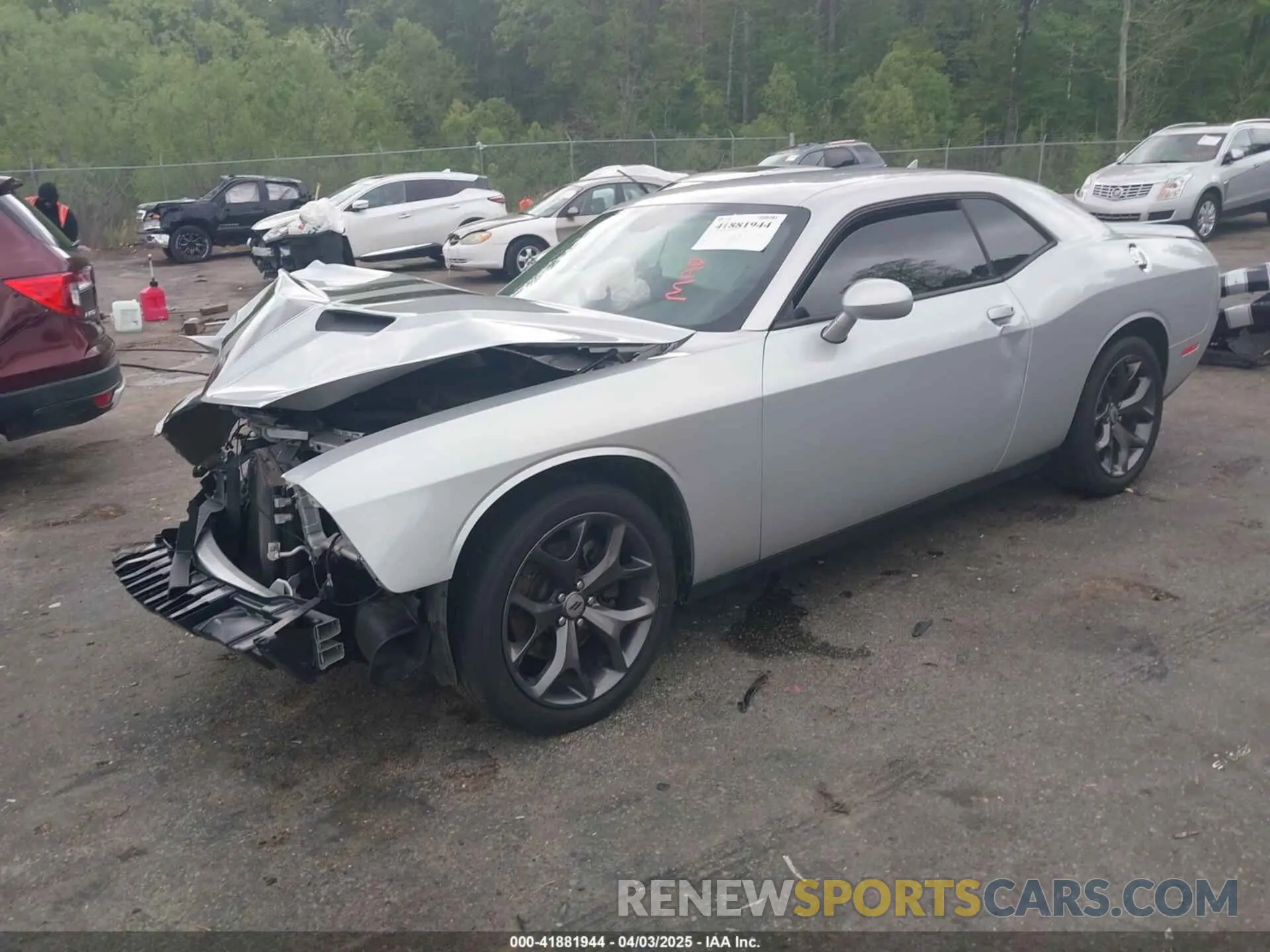 2 Photograph of a damaged car 2C3CDZAG9KH744703 DODGE CHALLENGER 2019