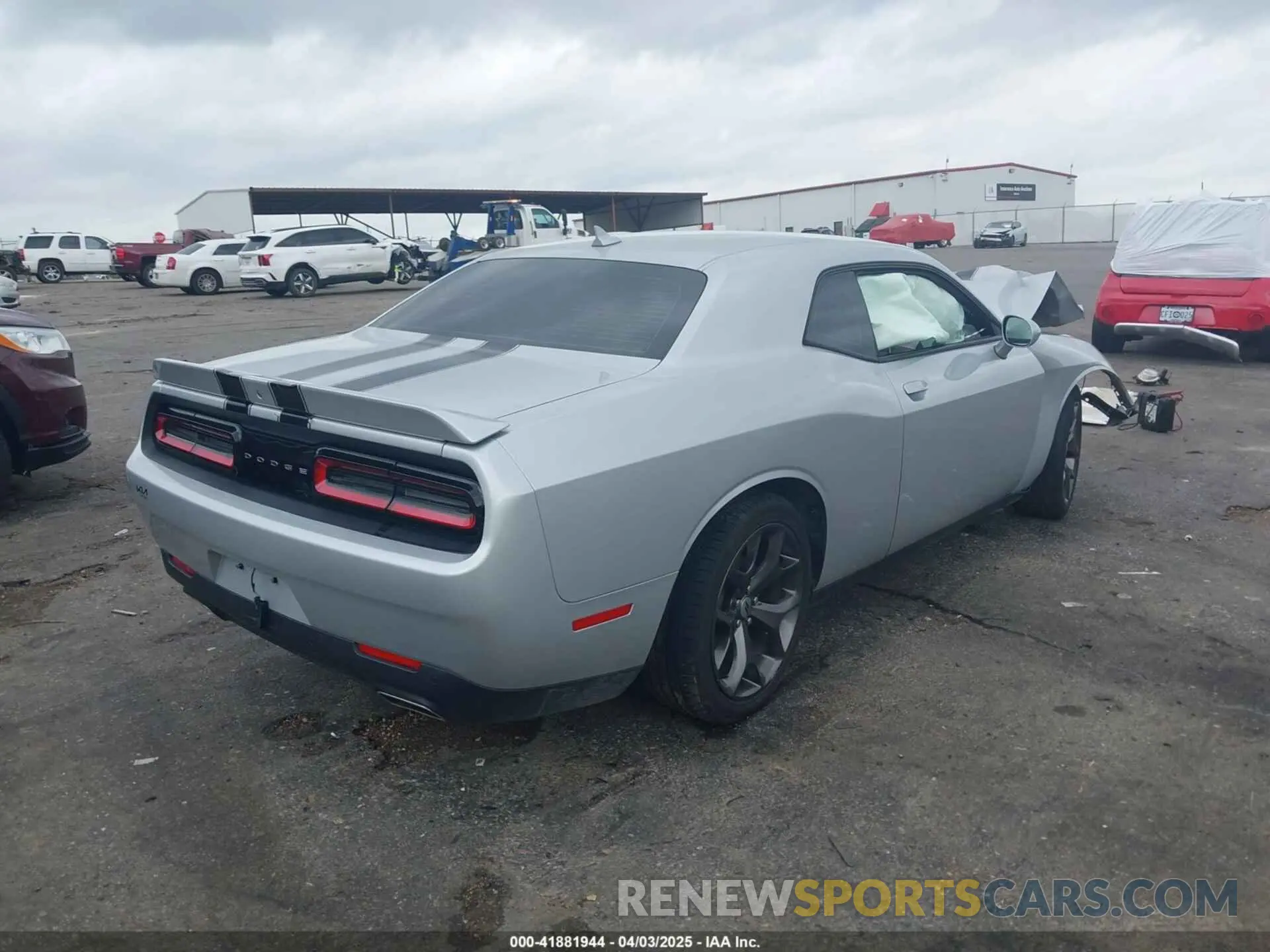 4 Photograph of a damaged car 2C3CDZAG9KH744703 DODGE CHALLENGER 2019