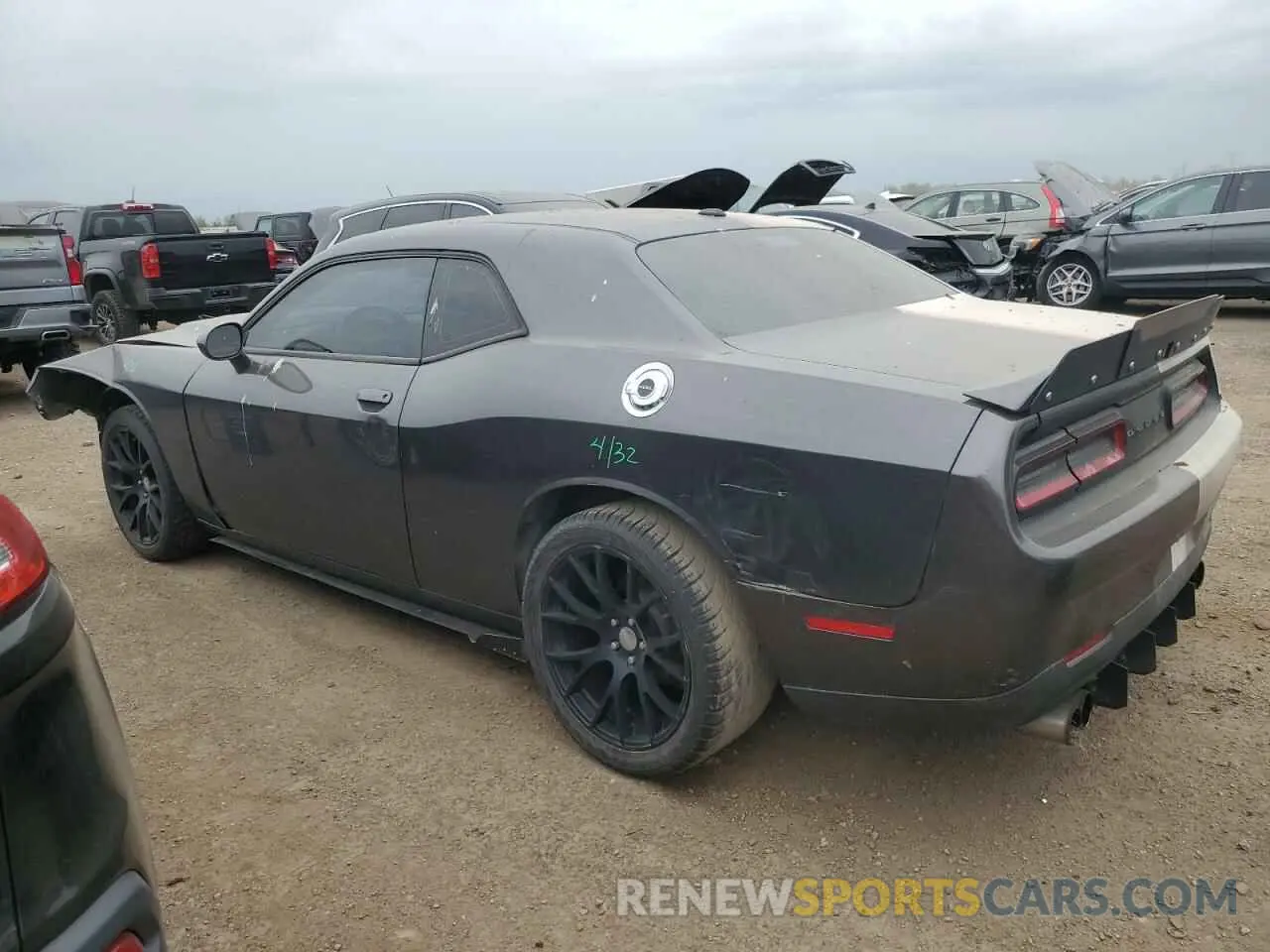 2 Photograph of a damaged car 2C3CDZAGXKH616017 DODGE CHALLENGER 2019