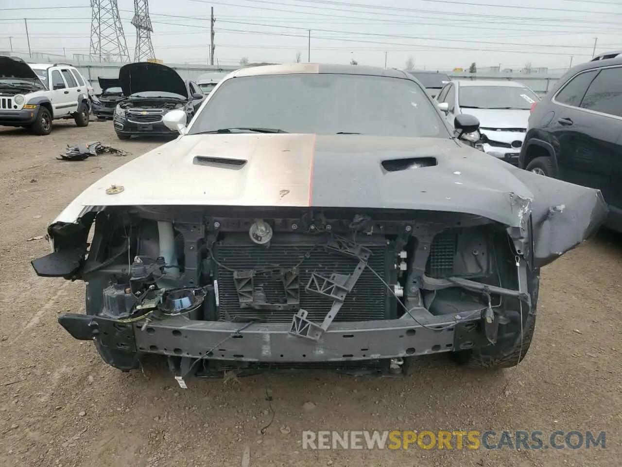 5 Photograph of a damaged car 2C3CDZAGXKH616017 DODGE CHALLENGER 2019