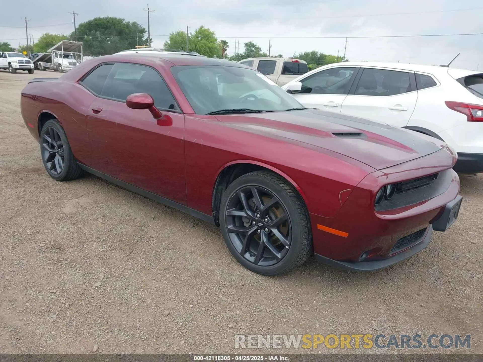 1 Photograph of a damaged car 2C3CDZAGXKH632914 DODGE CHALLENGER 2019