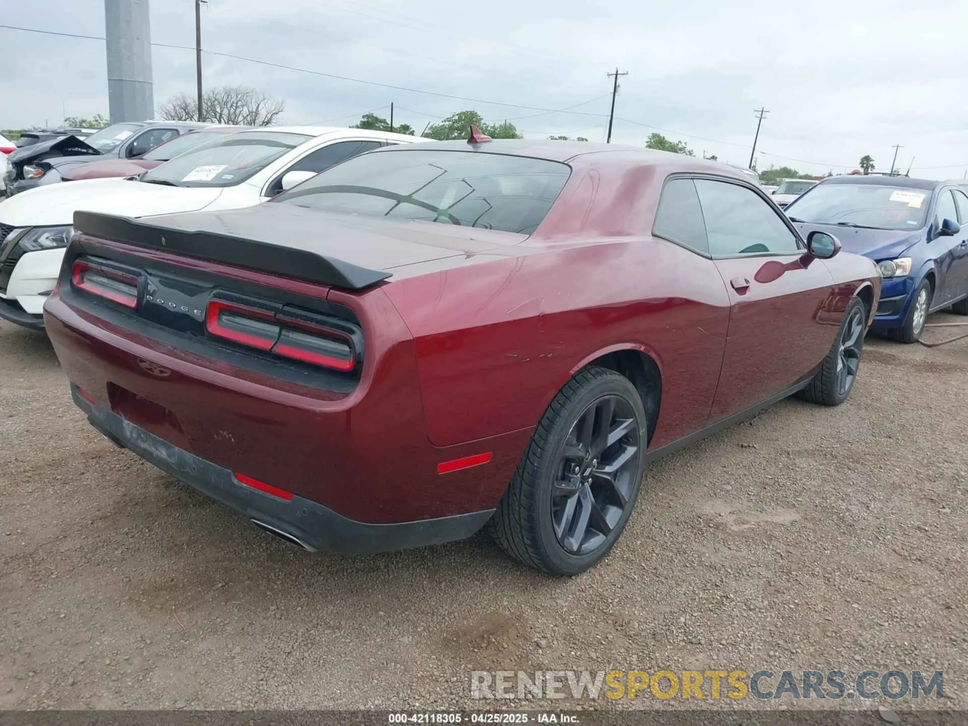 4 Photograph of a damaged car 2C3CDZAGXKH632914 DODGE CHALLENGER 2019