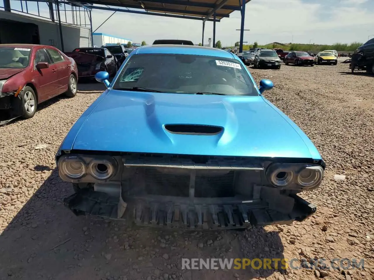 5 Photograph of a damaged car 2C3CDZBT0KH729244 DODGE CHALLENGER 2019