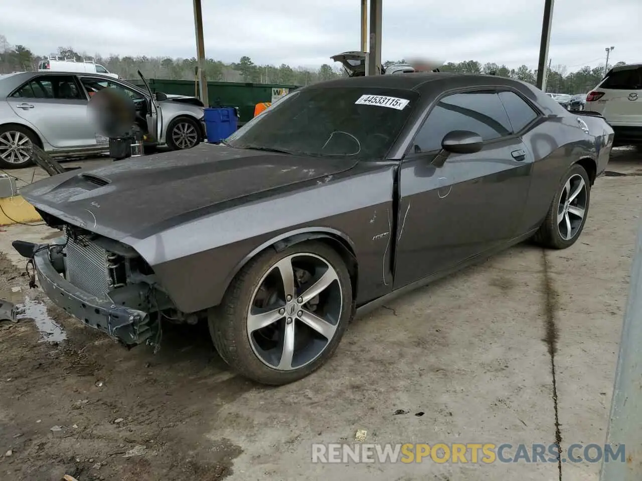1 Photograph of a damaged car 2C3CDZBT3KH641420 DODGE CHALLENGER 2019