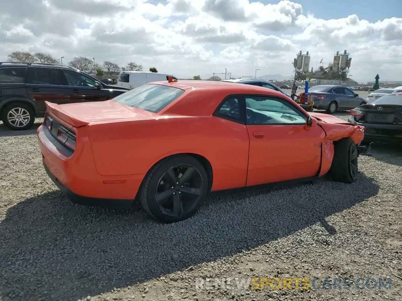 3 Photograph of a damaged car 2C3CDZBT6KH640746 DODGE CHALLENGER 2019
