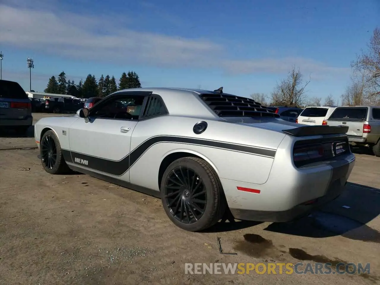 2 Photograph of a damaged car 2C3CDZBT6KH663508 DODGE CHALLENGER 2019