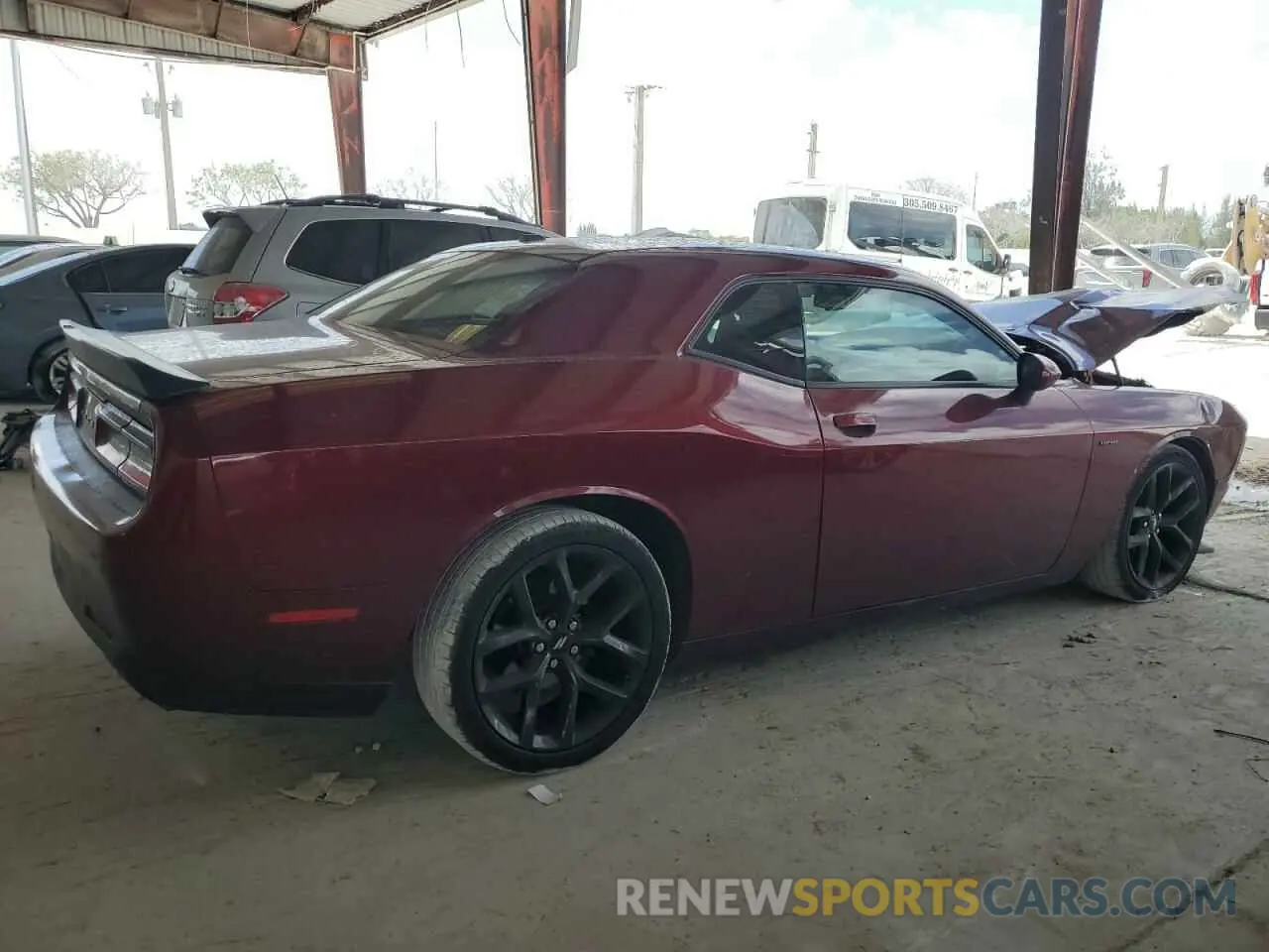 3 Photograph of a damaged car 2C3CDZBT7KH512175 DODGE CHALLENGER 2019