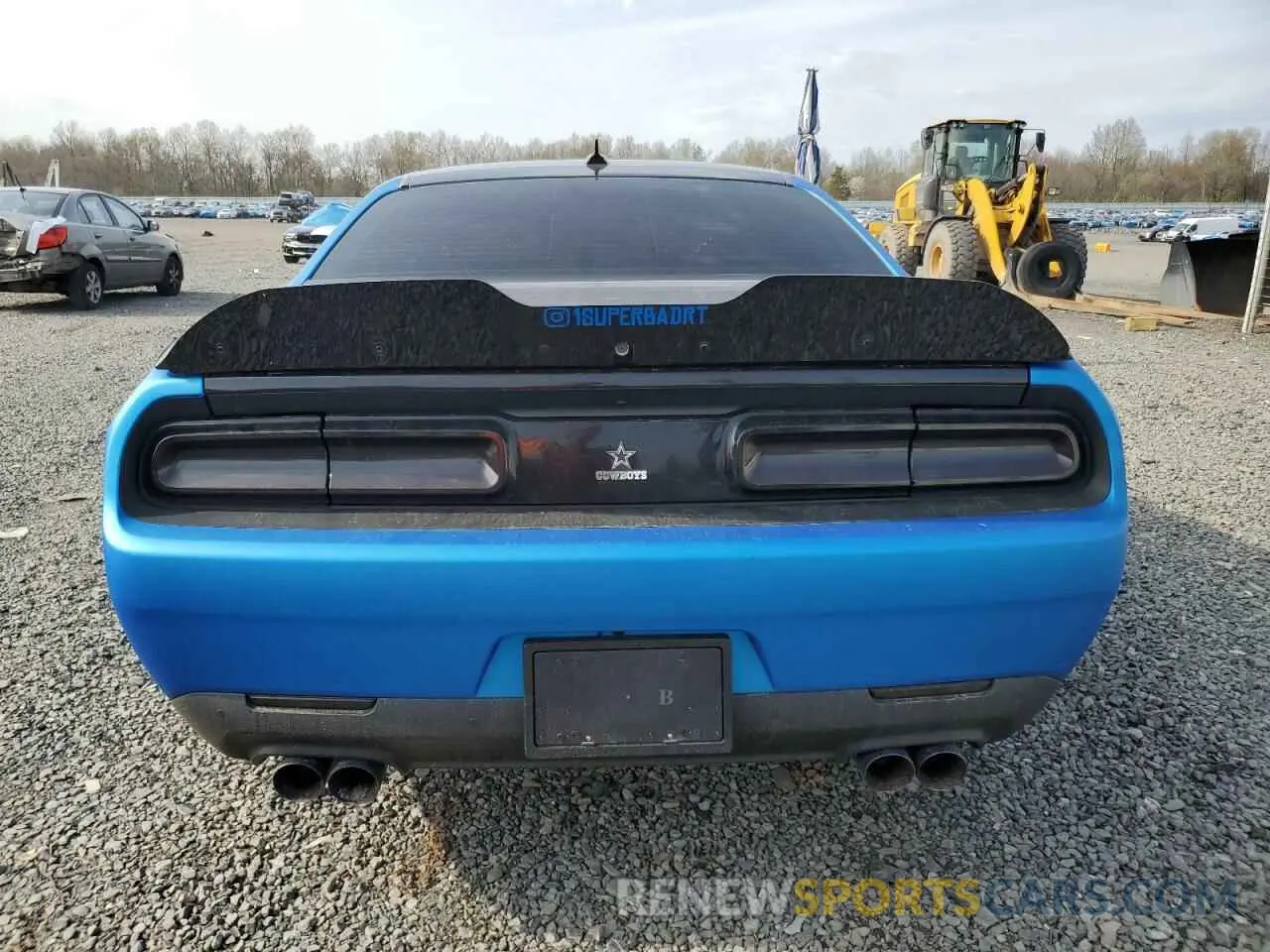 6 Photograph of a damaged car 2C3CDZBT7KH591282 DODGE CHALLENGER 2019
