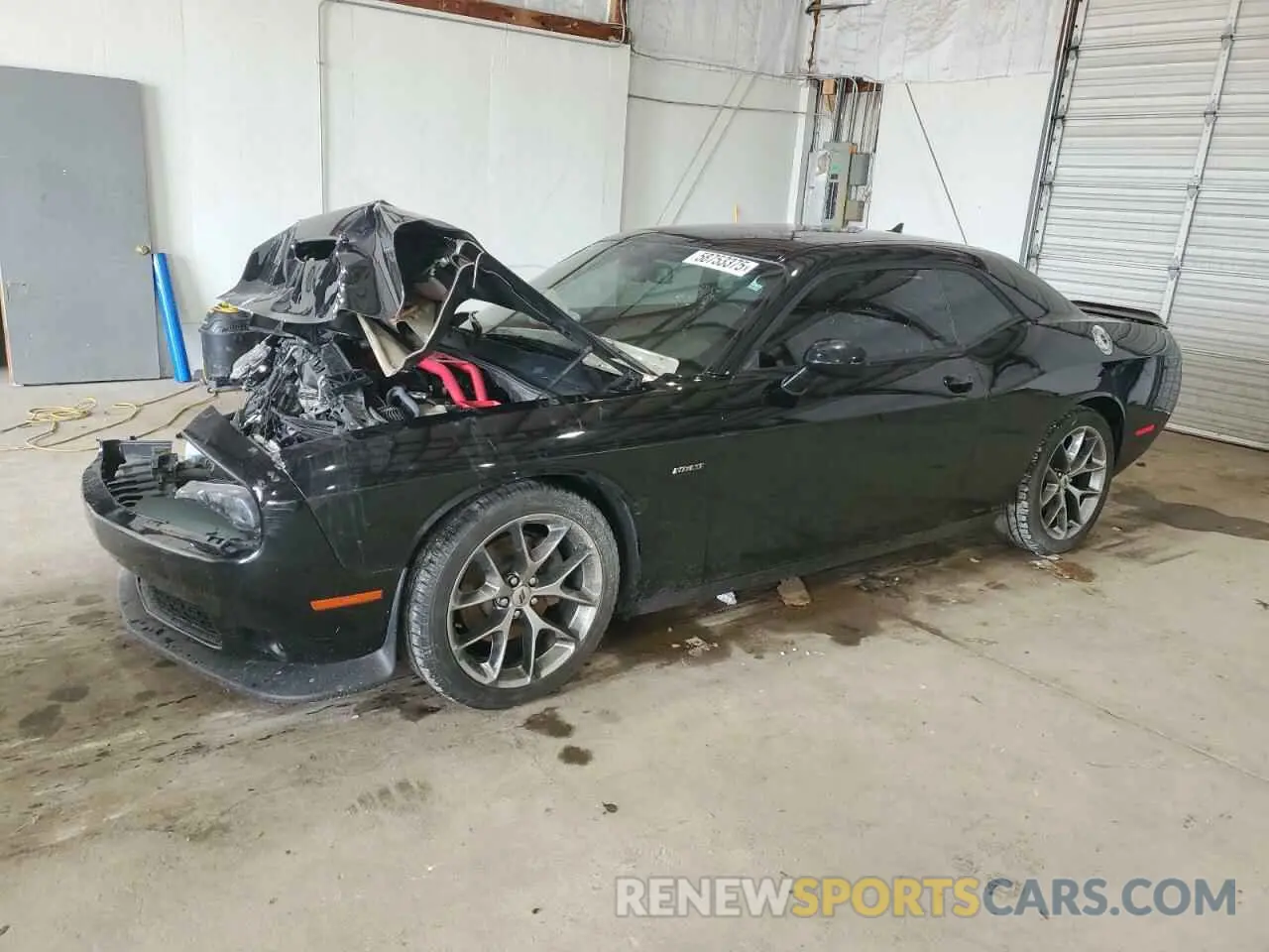 1 Photograph of a damaged car 2C3CDZBT7KH602622 DODGE CHALLENGER 2019