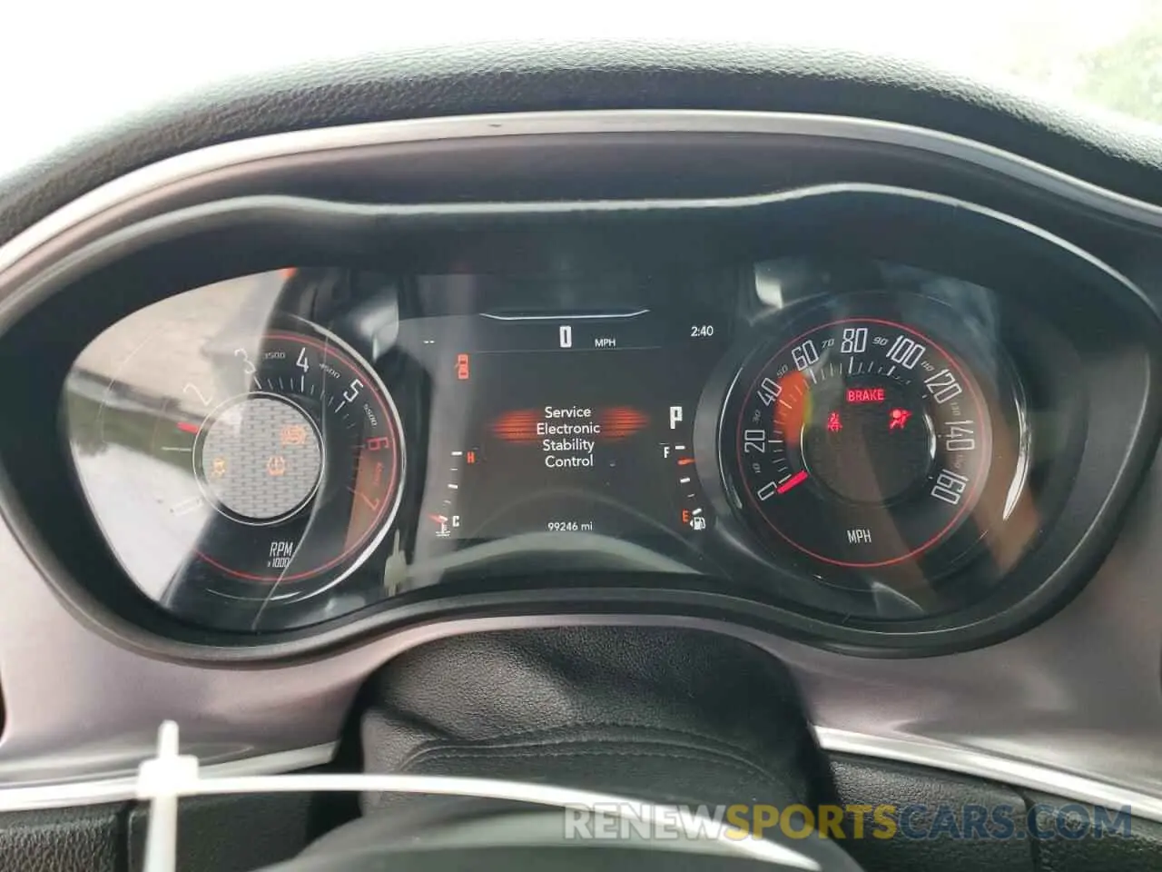 9 Photograph of a damaged car 2C3CDZBT7KH606198 DODGE CHALLENGER 2019