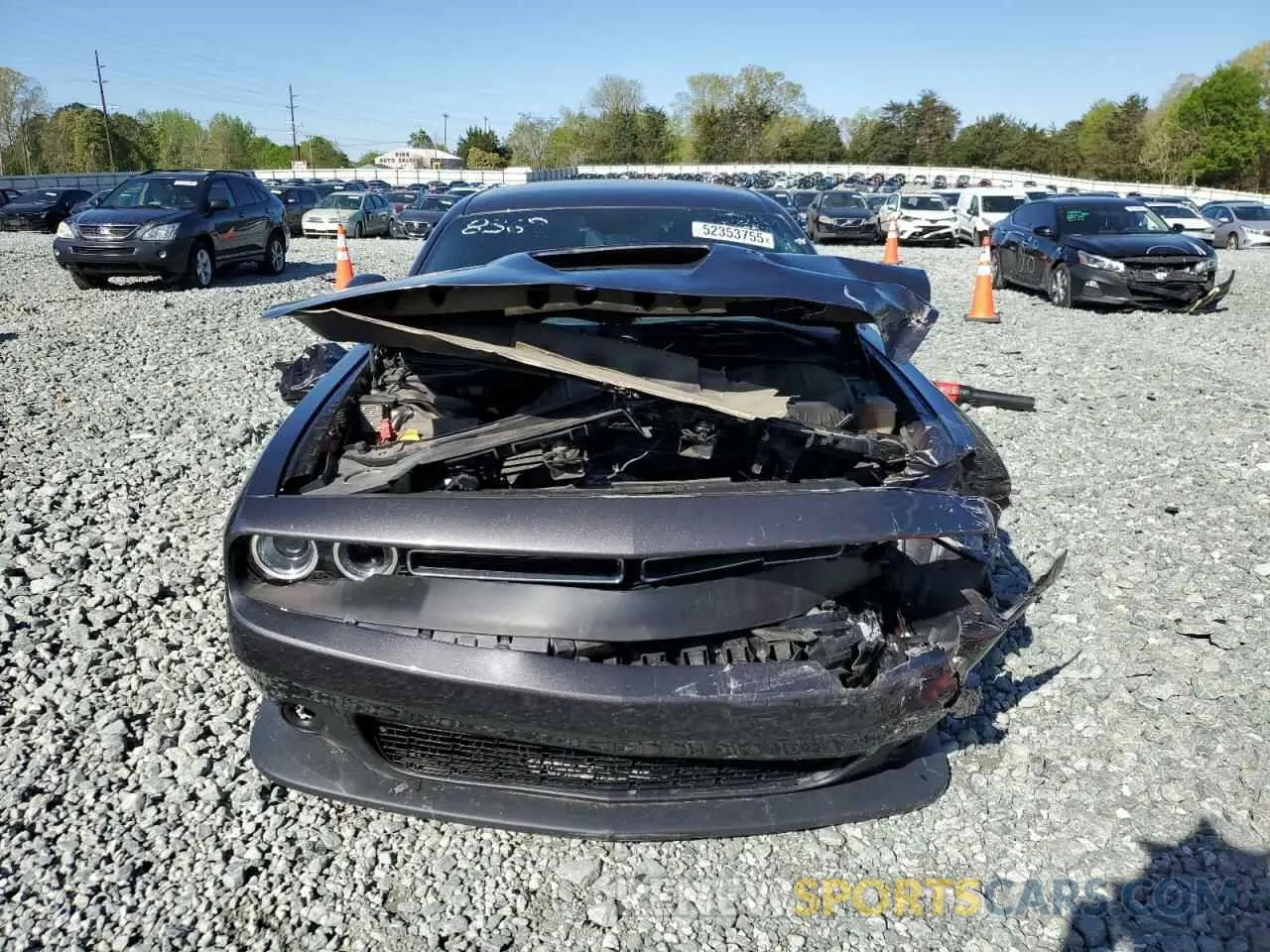 5 Photograph of a damaged car 2C3CDZBT9KH578369 DODGE CHALLENGER 2019