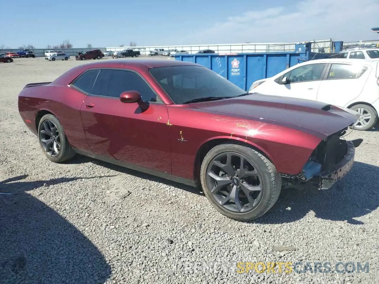 4 Фотография поврежденного автомобиля 2C3CDZBTXKH627689 DODGE CHALLENGER 2019