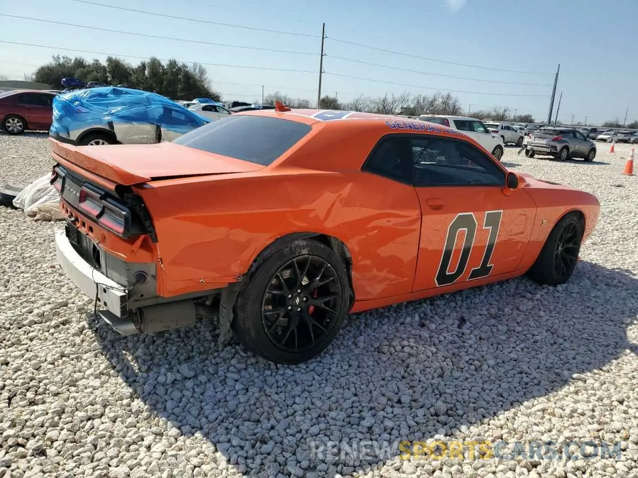 3 Фотография поврежденного автомобиля 2C3CDZFJ2KH719596 DODGE CHALLENGER 2019