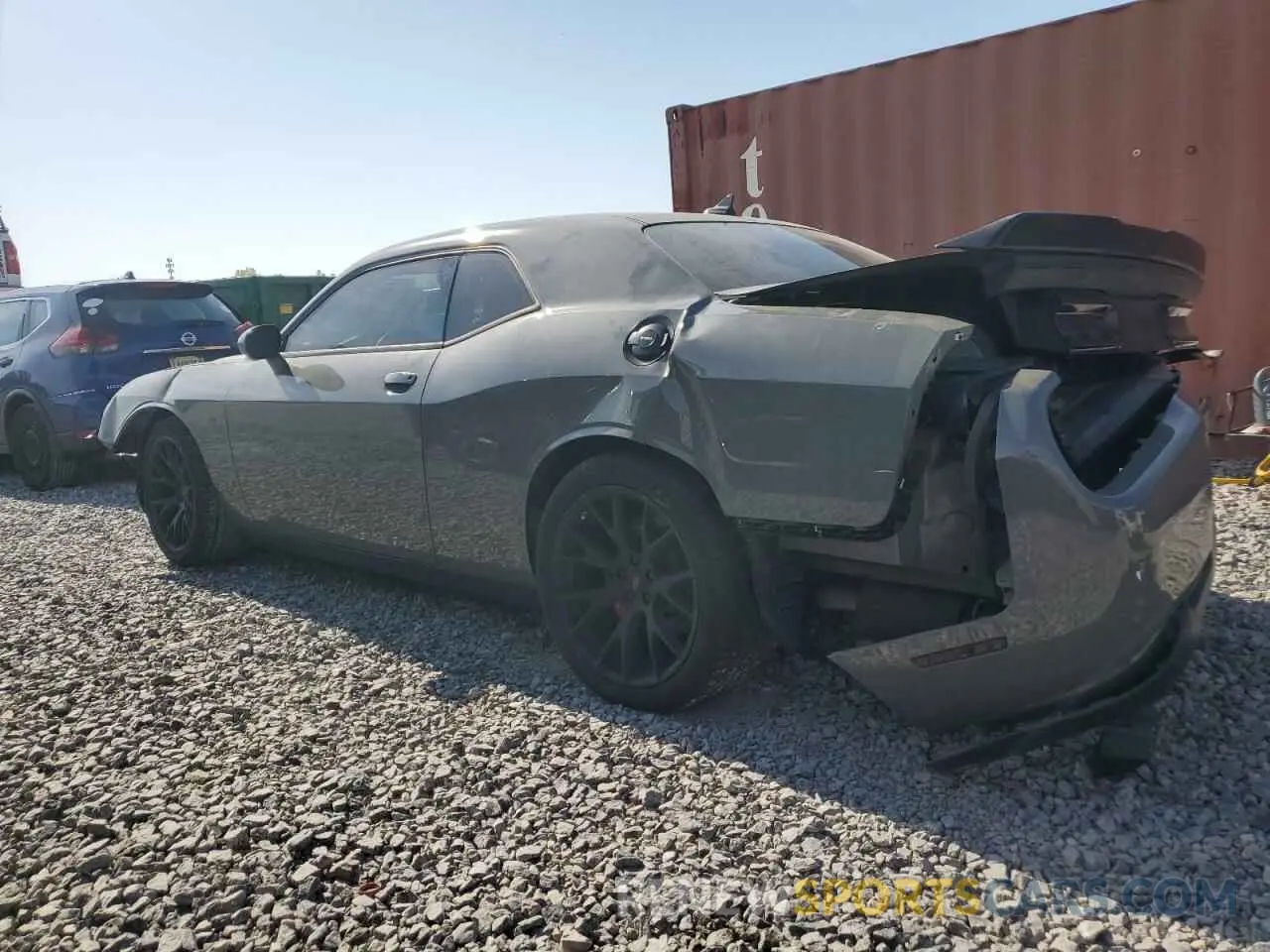 2 Photograph of a damaged car 2C3CDZFJ3KH662437 DODGE CHALLENGER 2019