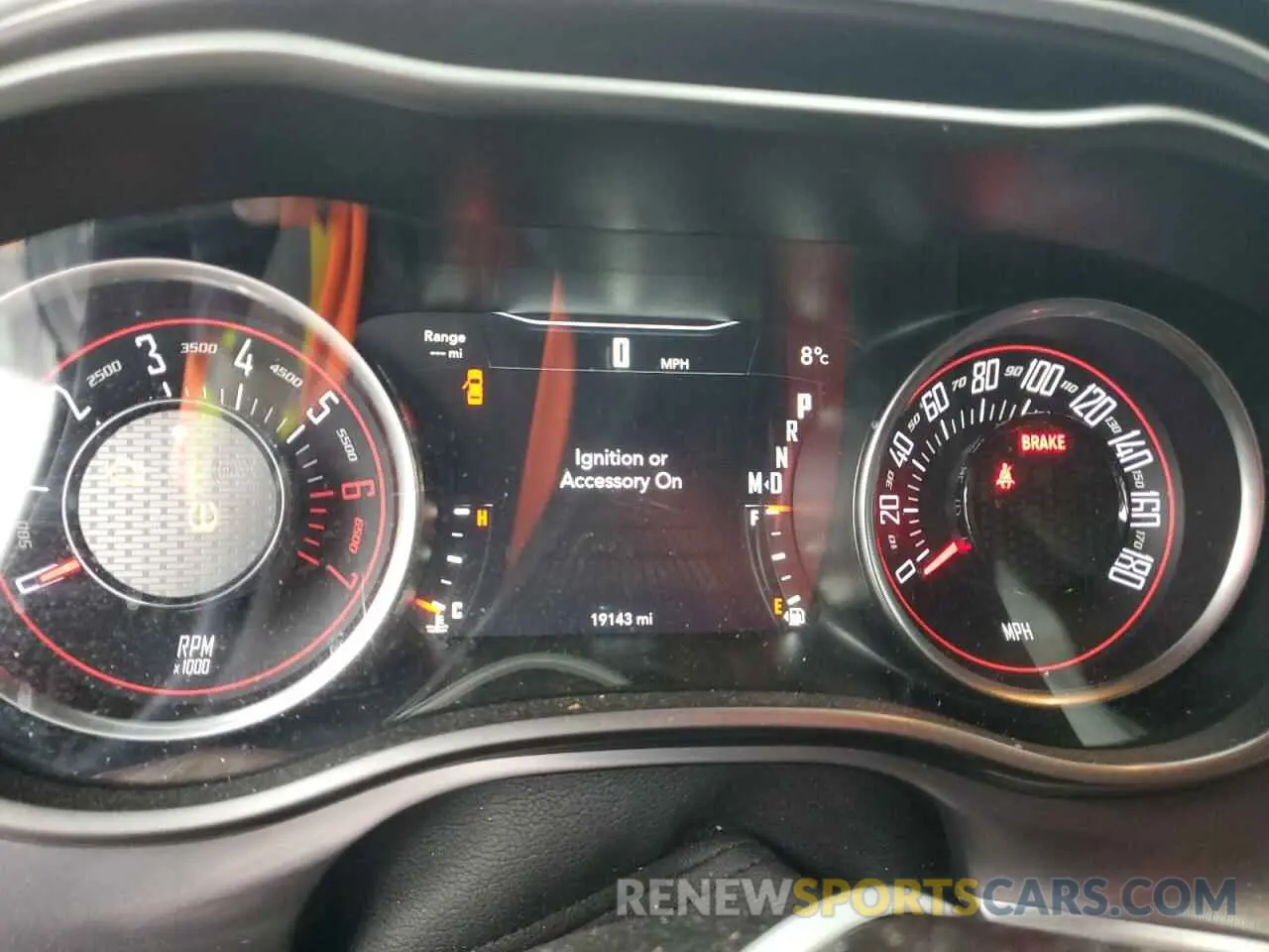 9 Photograph of a damaged car 2C3CDZFJ5KH724209 DODGE CHALLENGER 2019