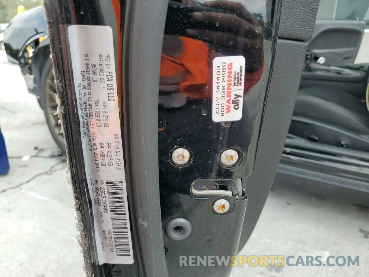 12 Photograph of a damaged car 2C3CDZFJ7KH540499 DODGE CHALLENGER 2019