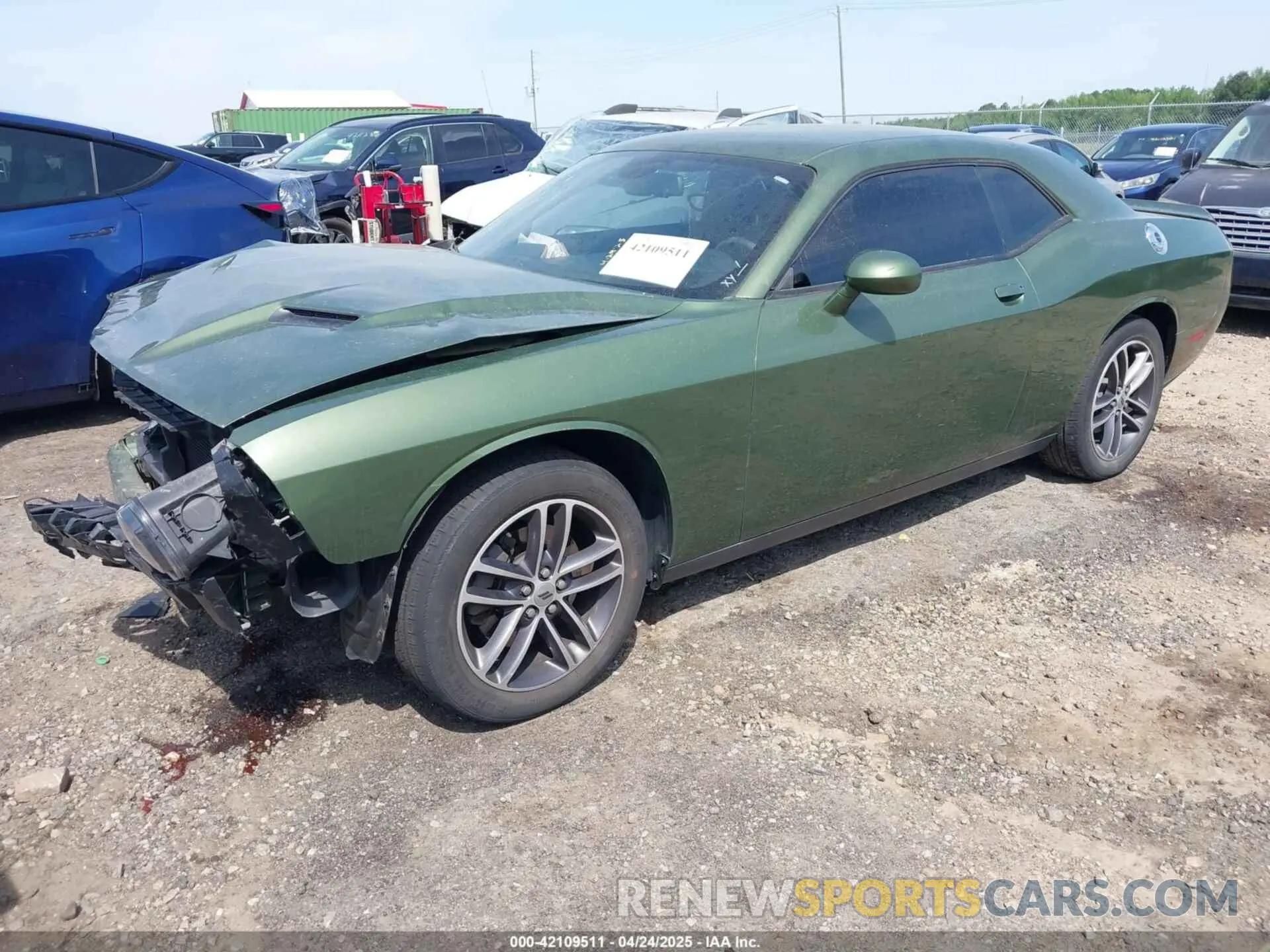 2 Photograph of a damaged car 2C3CDZGG0KH628040 DODGE CHALLENGER 2019