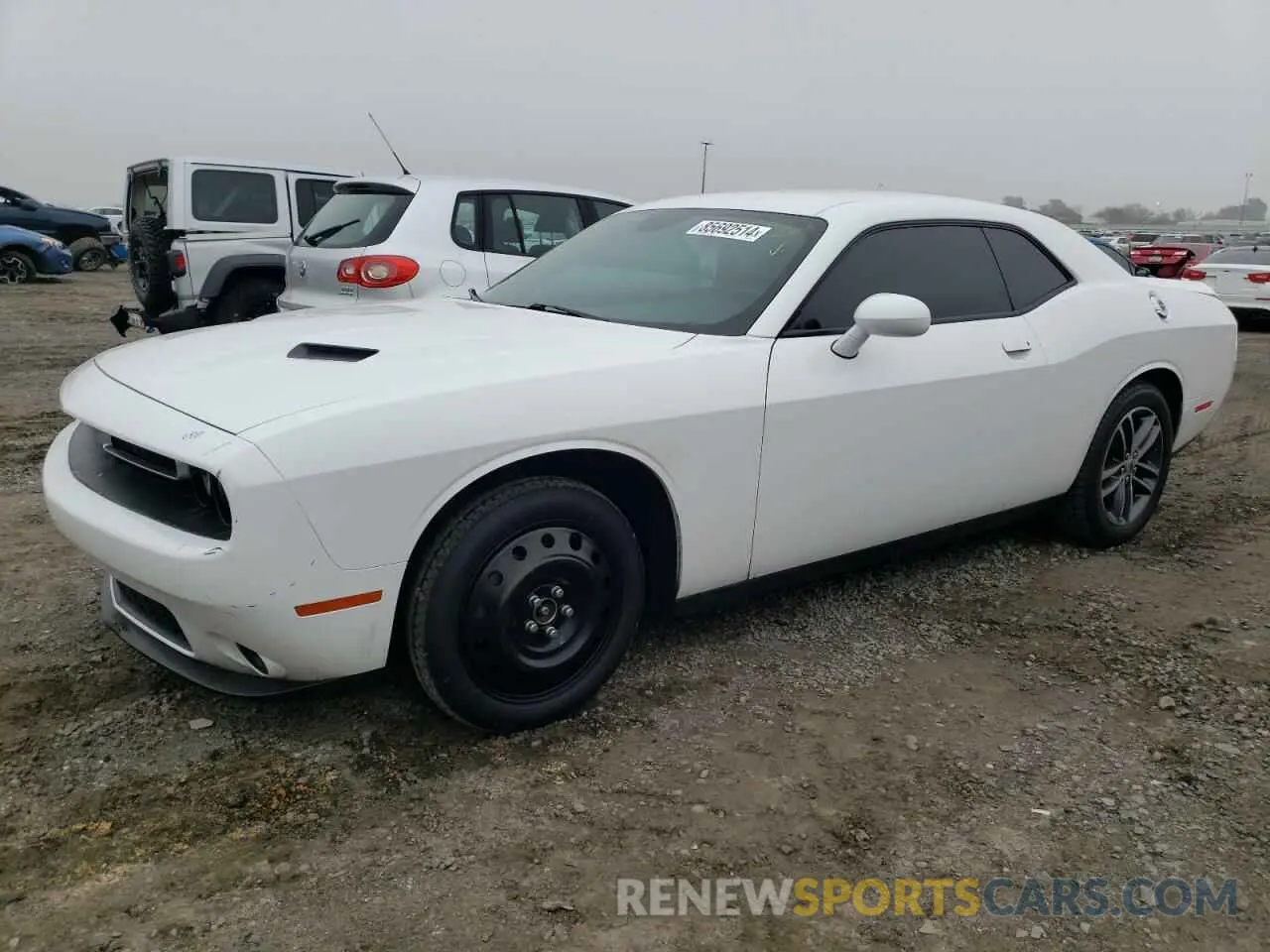 1 Photograph of a damaged car 2C3CDZGG2KH659788 DODGE CHALLENGER 2019