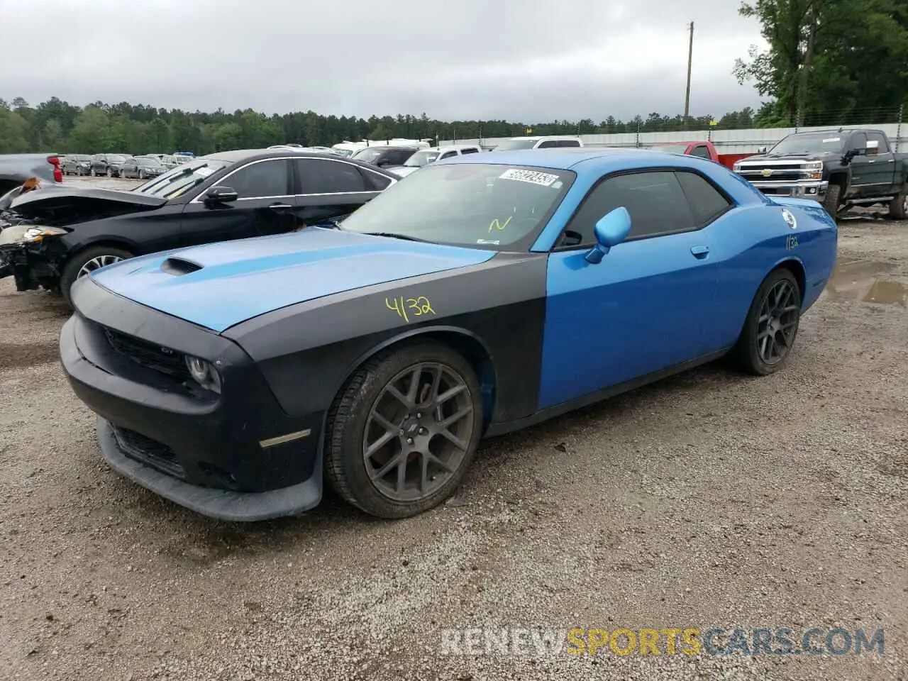 1 Фотография поврежденного автомобиля 2C3CDZJG1KH549453 DODGE CHALLENGER 2019