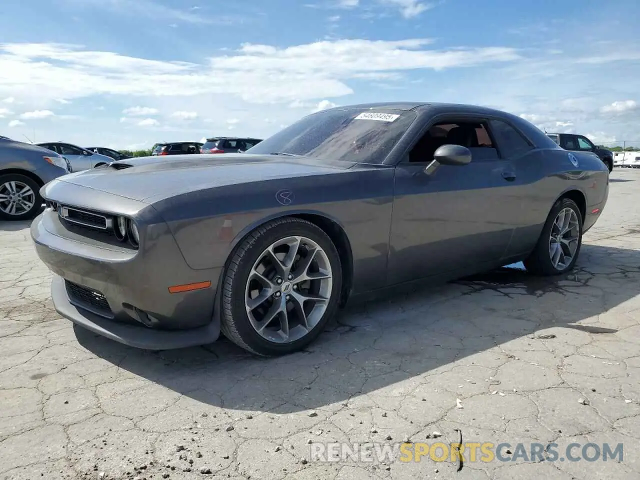 1 Photograph of a damaged car 2C3CDZJG2KH557643 DODGE CHALLENGER 2019