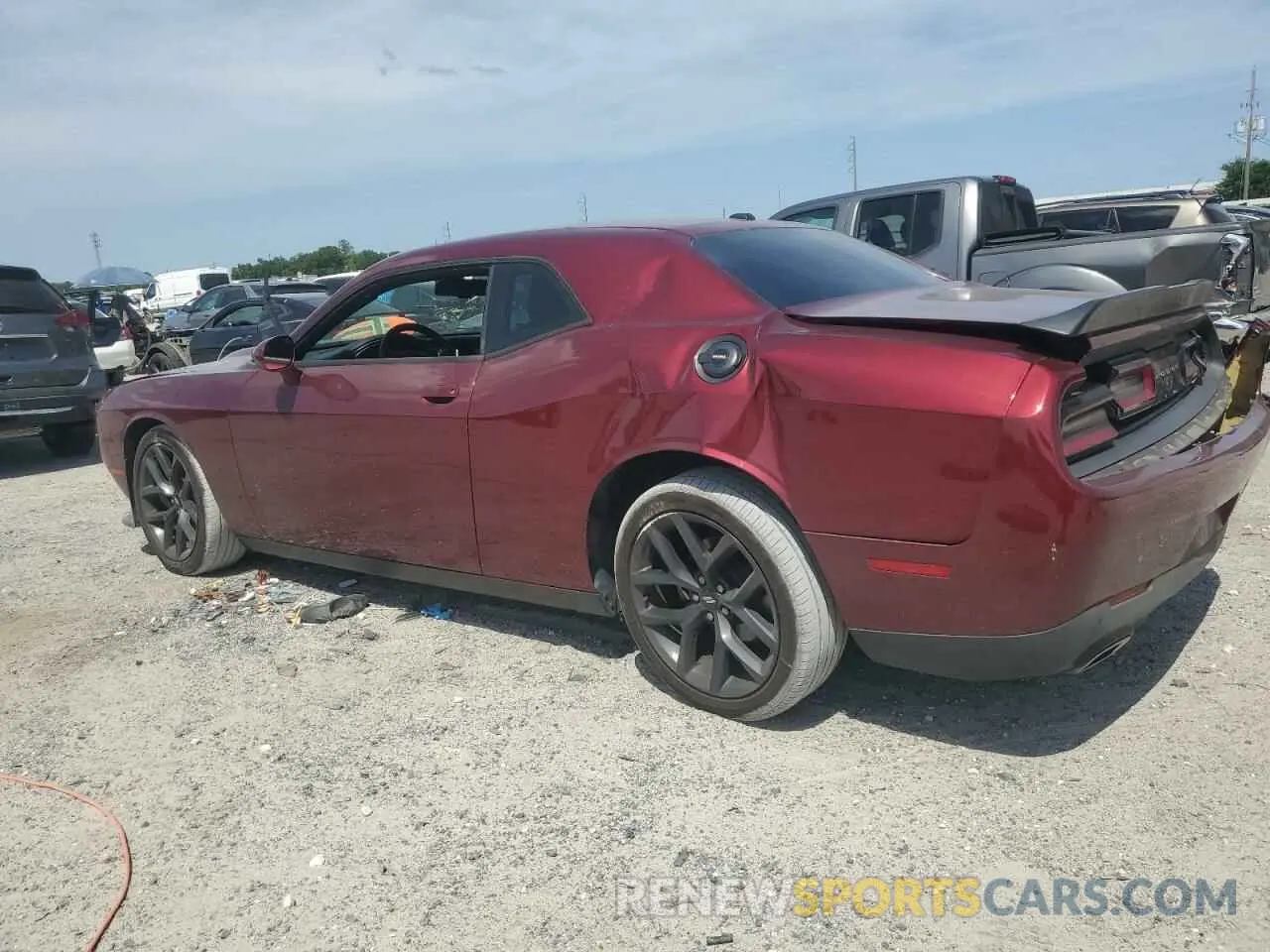 2 Photograph of a damaged car 2C3CDZJG6KH501642 DODGE CHALLENGER 2019