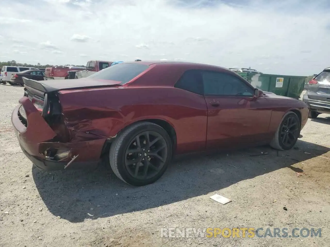 3 Photograph of a damaged car 2C3CDZJG6KH501642 DODGE CHALLENGER 2019
