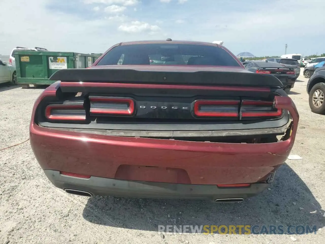 6 Photograph of a damaged car 2C3CDZJG6KH501642 DODGE CHALLENGER 2019