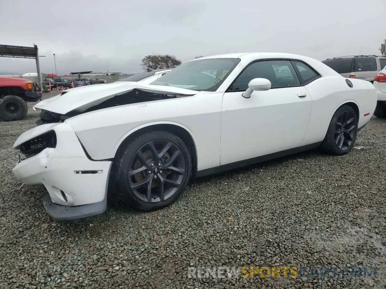 1 Photograph of a damaged car 2C3CDZJG9KH712852 DODGE CHALLENGER 2019