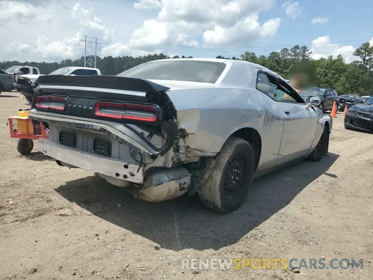 3 Photograph of a damaged car 2C3CDZJGXKH737291 DODGE CHALLENGER 2019