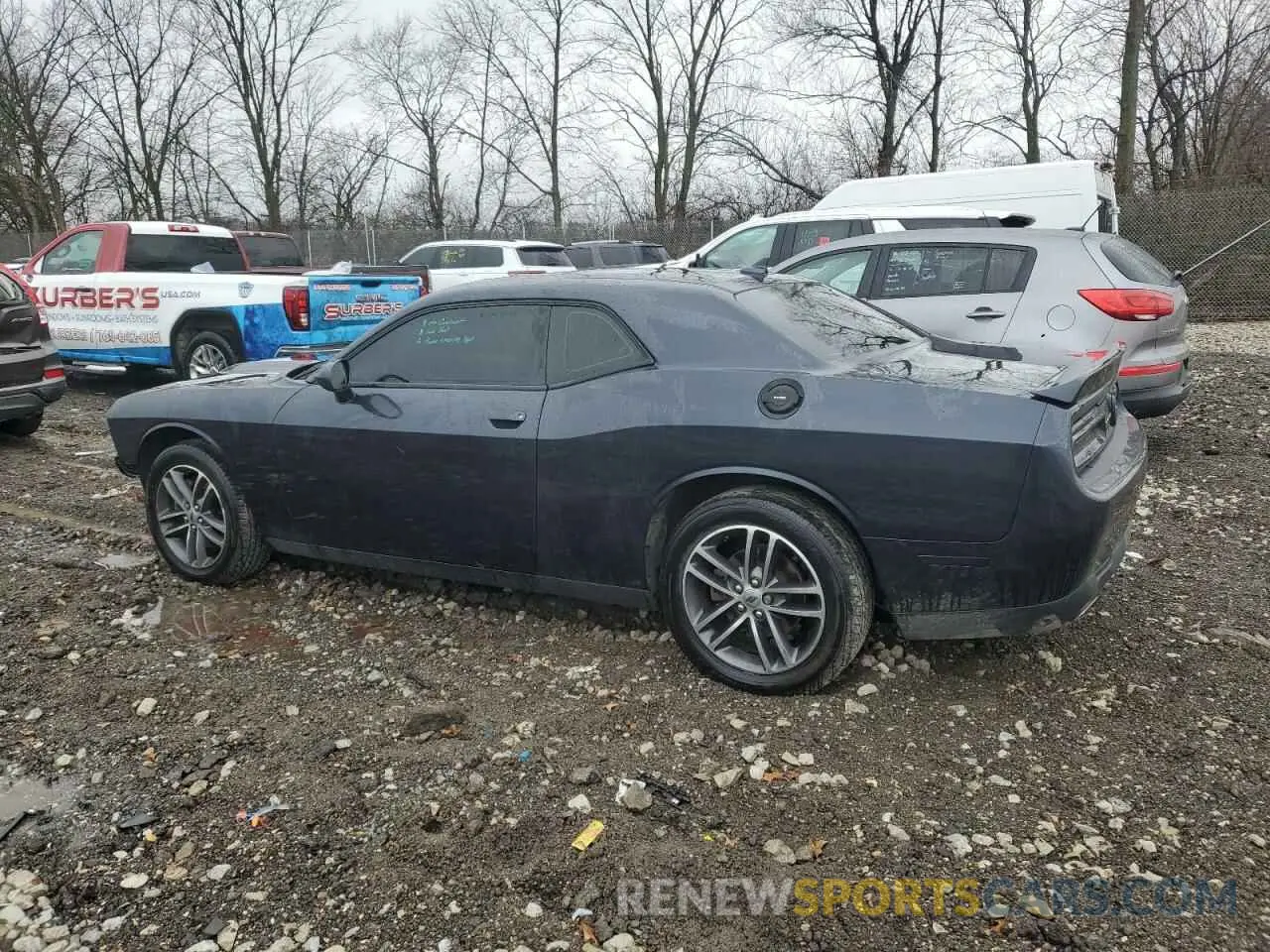 2 Фотография поврежденного автомобиля 2C3CDZKG3KH676221 DODGE CHALLENGER 2019